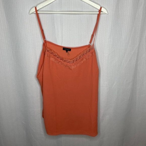 1.State Orange Lace Edge Camisole‎